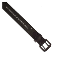 Ceinture Double Goupille | Noir | Moyen Ou Grand