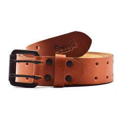 Riem Dubbele Pin | Vintage Bruin