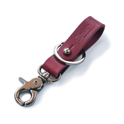 Schlüsselanhänger Kirschrot / Antikgold Oder Kirschrot / Metallic-Schwarz