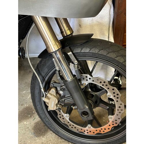 Raw Metal Racers Guardabarros delantero para conversión de horquilla ZX-9R