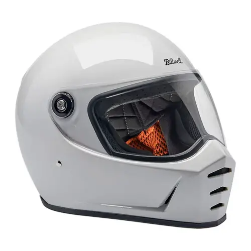 Biltwell Lane Splitter Helm | Glänzend Weiß
