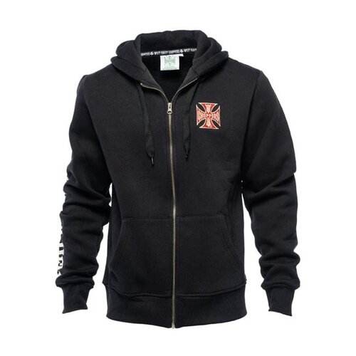 West Coast Choppers EL Diablo-Hoodie Met Rits | Zwart | Kies De Maat