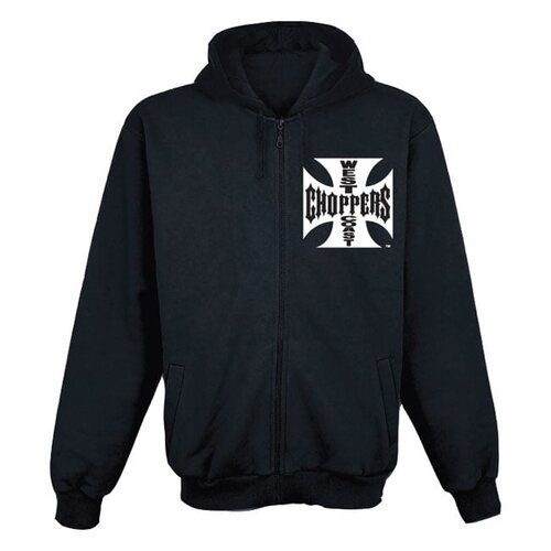 West Coast Choppers OG Klassieke Hoodie Met Rits | Zwart | Kies De Maat