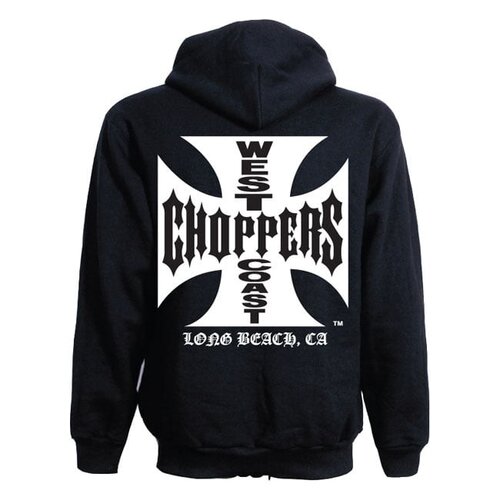 West Coast Choppers OG Klassieke Hoodie Met Rits | Zwart | Kies De Maat