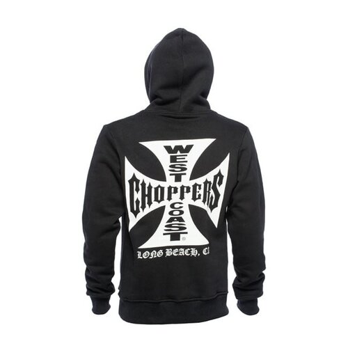 West Coast Choppers Sudadera Con Capucha Clásica OG | Negro | Elige Talla