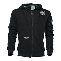 OG Classic Panel Zip Hoodie | Schwarz | Größe Auswählen