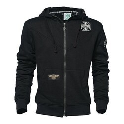 OG Classic Panel Zip Hoodie | Schwarz | Größe Auswählen