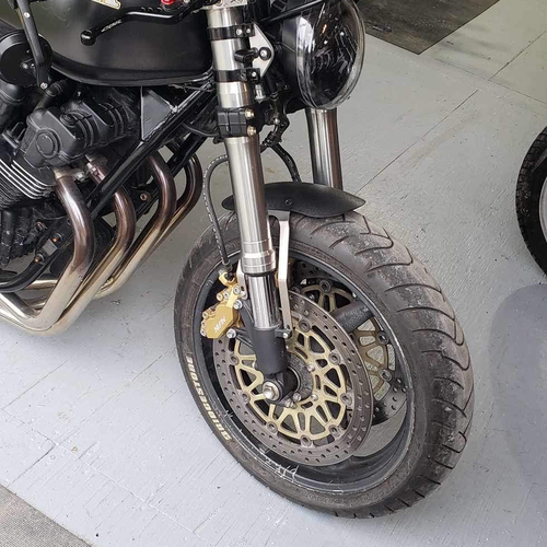 Raw Metal Racers Parafango anteriore in alluminio per conversione forcella Honda CBR900RR / VTR1000