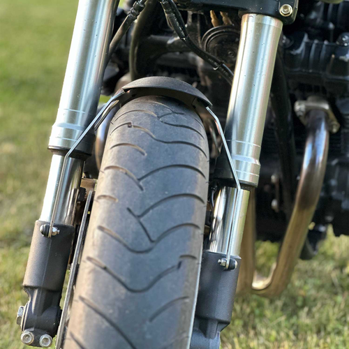 Raw Metal Racers Guardabarros delantero de aluminio para conversión de horquilla Honda CBR900RR / VTR1000