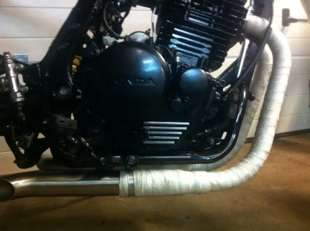 finished painted honda engine