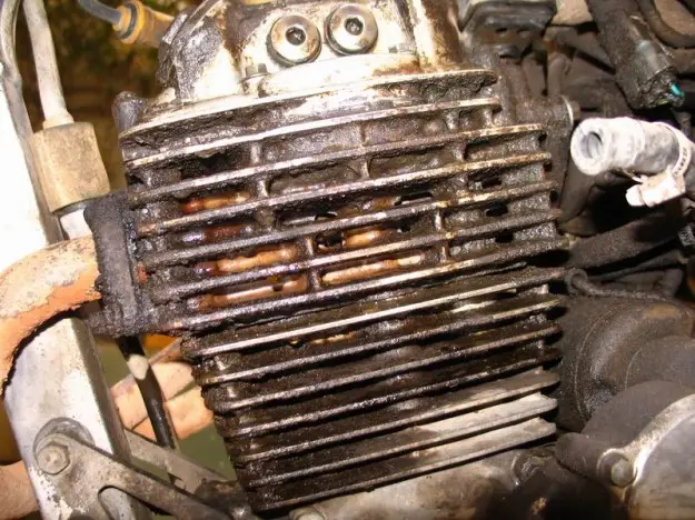 cleaning honda engine
