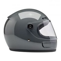 Gringo SV Helm - Glans Stormgrijs (Kies Maat)