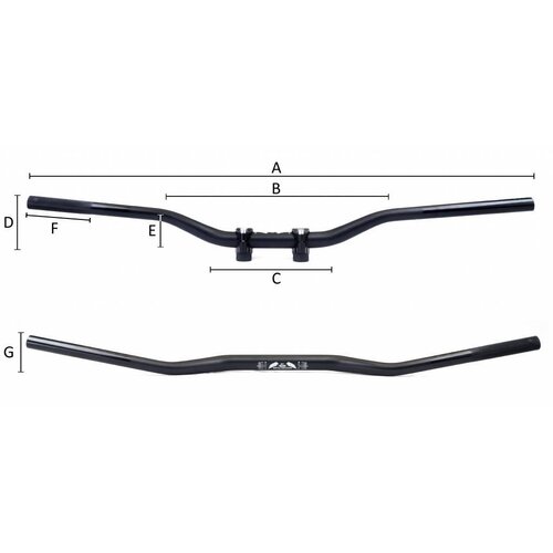 MCU 22mm Aluminium stuur  Type 2