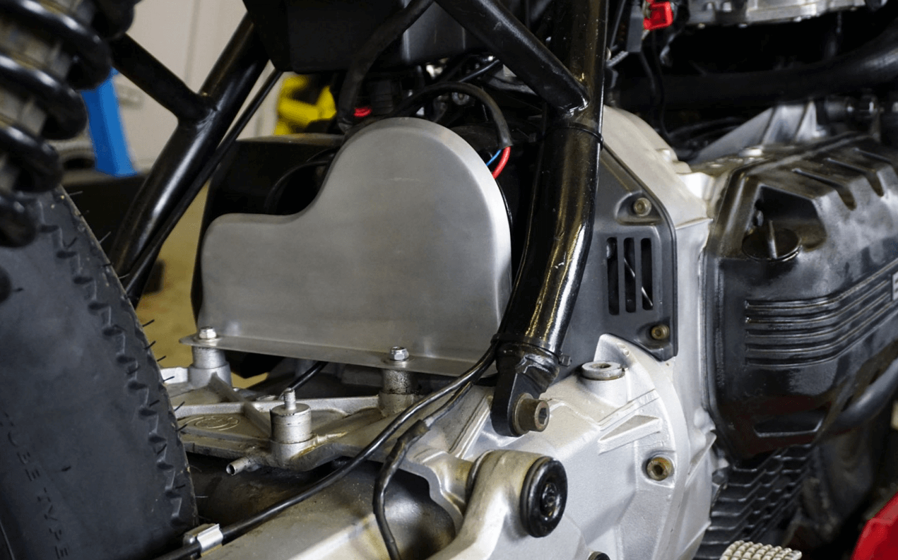 Guardabarros BMW K100 hecho a mano kopen bij