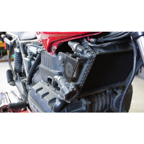 Raw Metal Racers Support de serrure de contact de radiateur BMW K75/K100