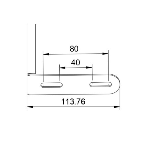 Raw Metal Racers Side mount bracket for BMW K series.