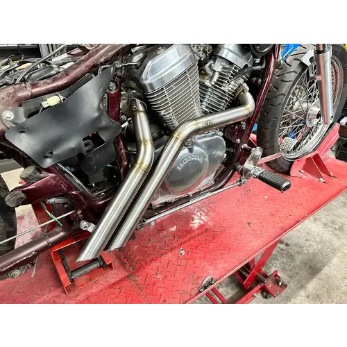 Raw Metal Racers Leafblower Exhaust - Honda VT600 Shadow / Honda VLX 1988-2008