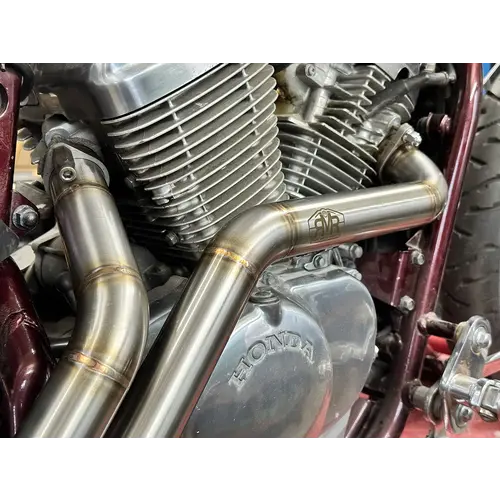 Raw Metal Racers Leafblower Exhaust - Honda VT600 Shadow / Honda VLX 1988-2008