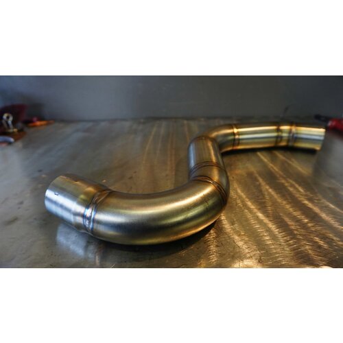 Raw Metal Racers Tubo di collegamento scarico alto BMW K100 (acciaio inossidabile)