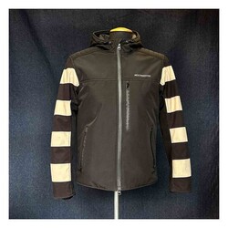 Gevangenis Softshelljack | Wit/Zwart