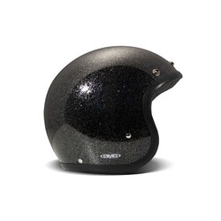 Retro Helmet | Glitter Black | Choisissez La Taille