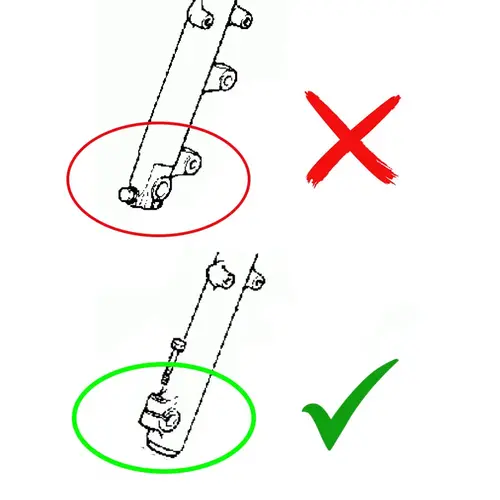 Raw Metal Racers Raw Metal Racers Voorspatbord Yamaha Virago XV 750, 920 & 1000 (TR1) 1981-1988