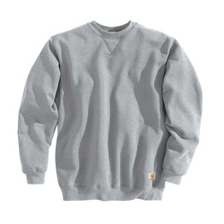 Sweat-Shirt Crewneck D’Épaisseur Moyenne | Gris Chiné | Choisissez La Taille