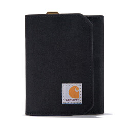 Nylon Duck Trifold Portemonnaie Schwarz