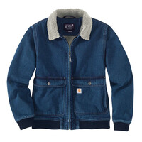 Veste Femme Doublée Sherpa En Denim Coupe Décontractée | Hêtre | Choisissez La Taille