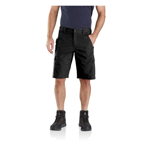 Carhartt Pantalón Corto De Trabajo Ripstop Cargo | Negro | Elige Talla