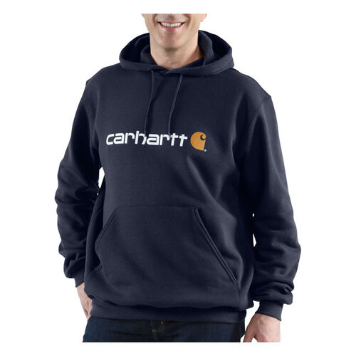 Carhartt Hoodie Met Kenmerkend Logo Nieuw | Marine | Kies Maat