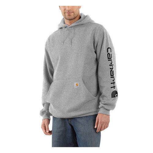 Carhartt Sudadera Con Capucha Y Logo En La Manga | Gris/Negro | Elige Talla
