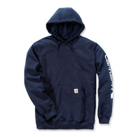 Hoodie Met Logo Op De Mouw Nieuw | Marine | Kies Maat