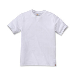 Solides T-Shirt | Weiß
