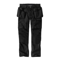 Pantaloni Multitasche Cargo In Acciaio | Nero | Scegli La Taglia