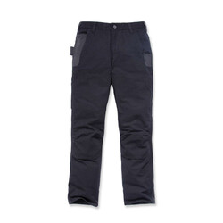 Pantalon Double Devant En Acier | Noir | Choisissez La Taille