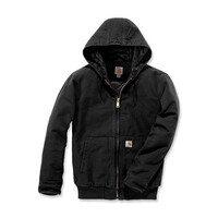 Washed Duck Insulated Active Jackets | Black | Choose Size