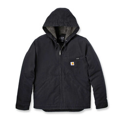 Gewassen Eend Sherpa Gevoerd Jack | Zwart