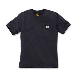Workwear Pocket S/S T-Shirt | Schwarz | Wählen Sie Größe