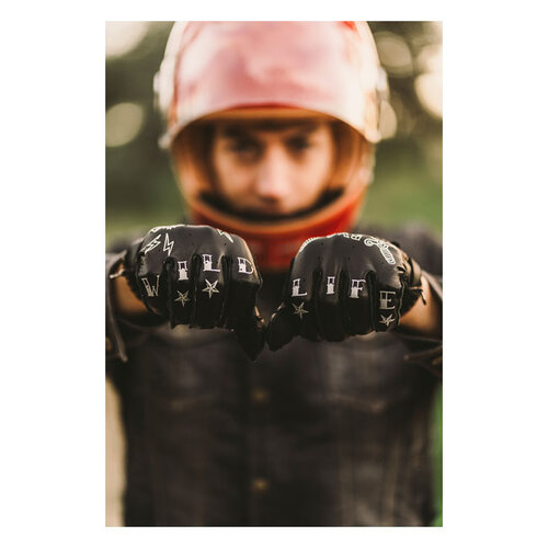 By City Second Skin Gloves | Tattoo Black | Choose Size