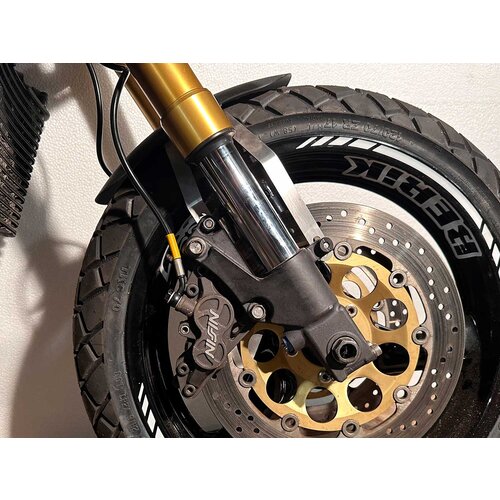 Raw Metal Racers Aluminium-Kotflügel vorn für GSX-R-Gabelumbau 1988-1998