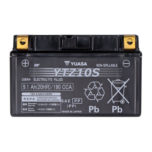 Yuasa High Performance AGM Battery YTZ10S | KTM,Aprilia,BMW,Yamaha,Honda