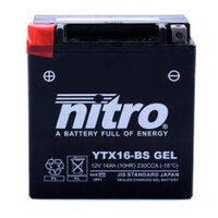 YTX16-BS Batería recargable sin mantenimiento