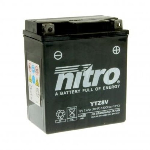 NITRO YTZ8V Accumulatore senza manutenzione