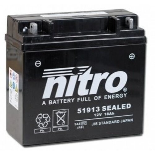 NITRO 51913 Accumulatore senza manutenzione