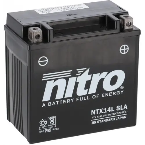 NITRO YTX14L Onderhoudsvrije accu