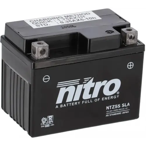 NITRO Batería recargable sin mantenimiento YTZ5S
