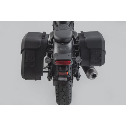 SW-Motech Legend Gear Zijtassensysteem | Zwart | Lh2/Lh1 25,5/19,5L Honda Cmx500 Rebel (16-)