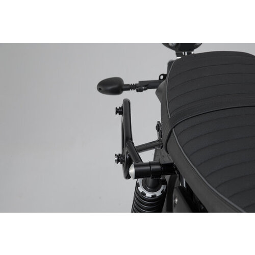 SW-Motech Legend Gear Side Bag System LC | Black/Brown | Moto Guzzi