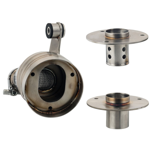 Motone ODIN | Sistema De Escape | Velocidad Doble/Thruxton | Latas De Carrera Estilo GP (Deflector Opcional)